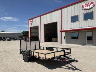 2025 X-On 77"x12' Single Axle Utility Trailer - U2