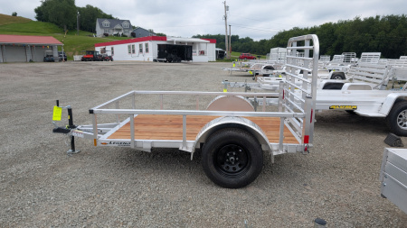 New 2026 Legend 5x8 Open Deluxe Aluminum Trailer w/ Steel Wheels