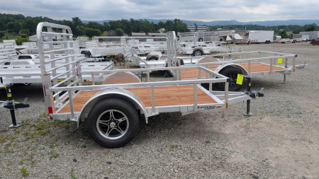 New 2026 Legend 5x8 Open Deluxe Aluminum Utility Trailer w/ Aluminum Wheels