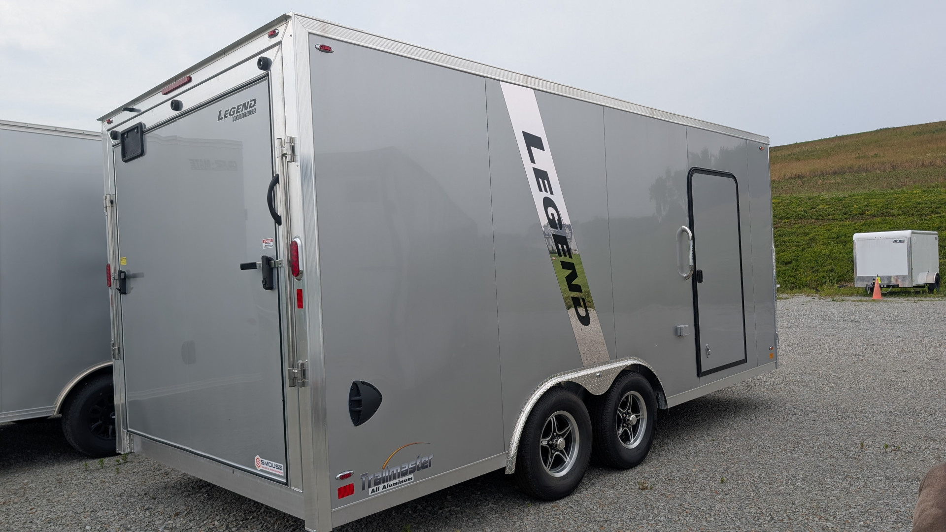 New 2026 Legend 8.5x18 Trail Master Flat Front Cargo Trailer w/ Ramp Door