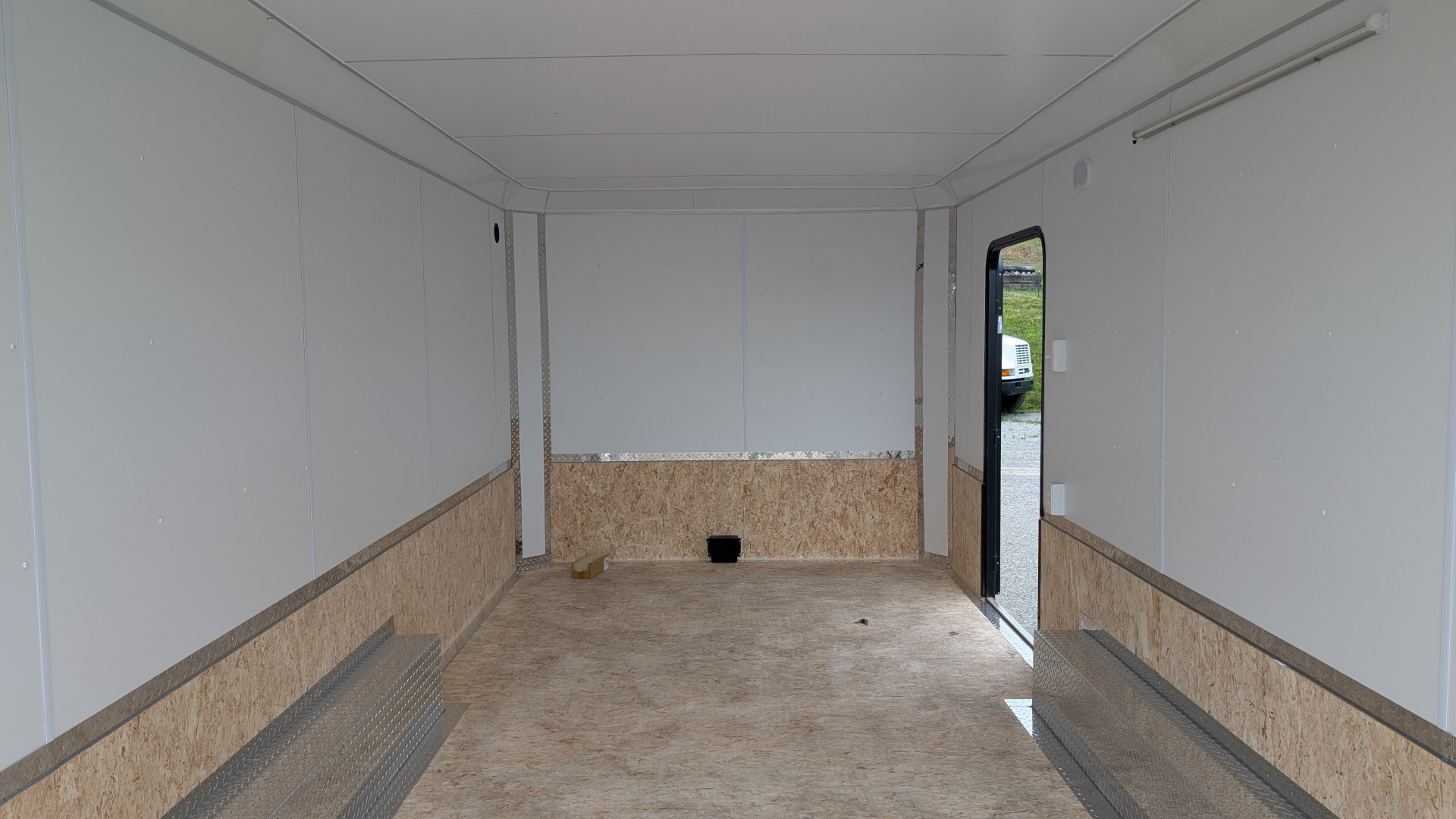 New 2026 Legend 8.5x18 Trail Master Flat Front Cargo Trailer w/ Ramp Door