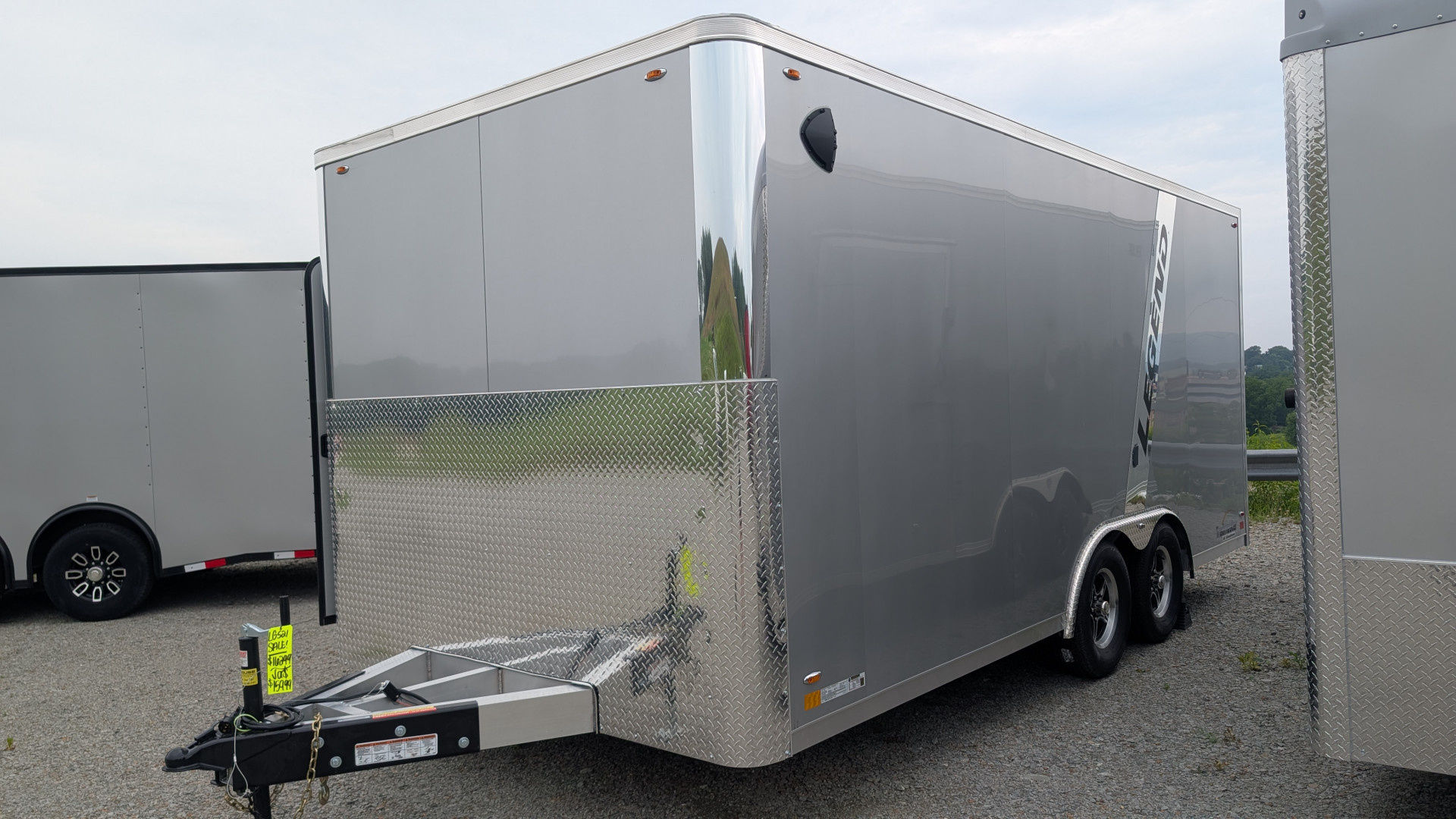 New 2026 Legend 8.5x18 Trail Master Flat Front Cargo Trailer w/ Ramp Door
