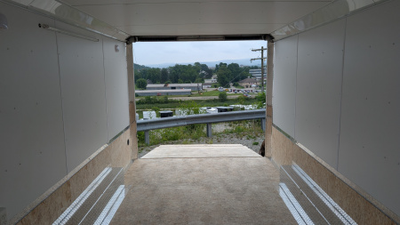 New 2026 Legend 8.5x18 Trail Master Flat Front Cargo Trailer w/ Ramp Door