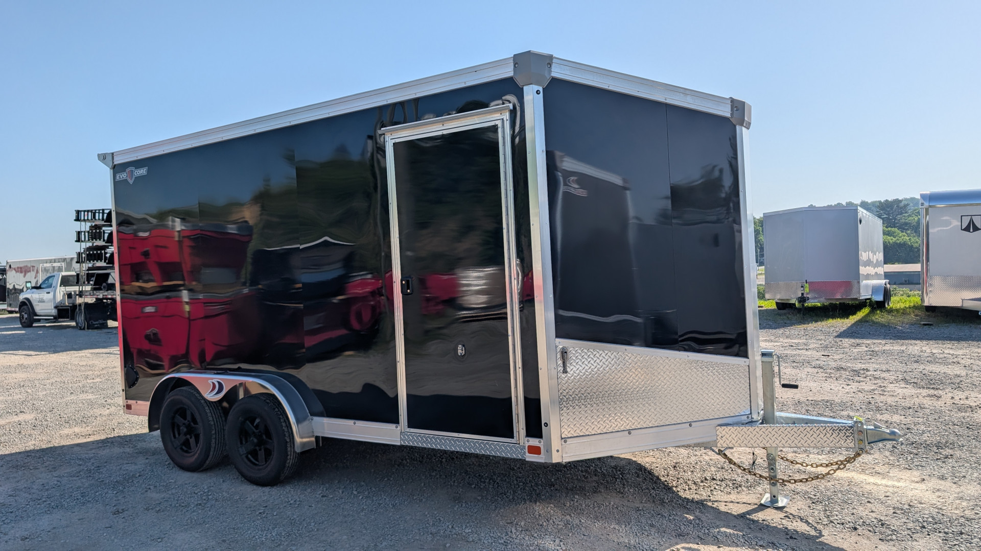 New 2025 Ideal Cargo 7.5 x 14 EVOCORE V-Nose Cargo w/ Ramp (GALVANIZED FRAME!!!)