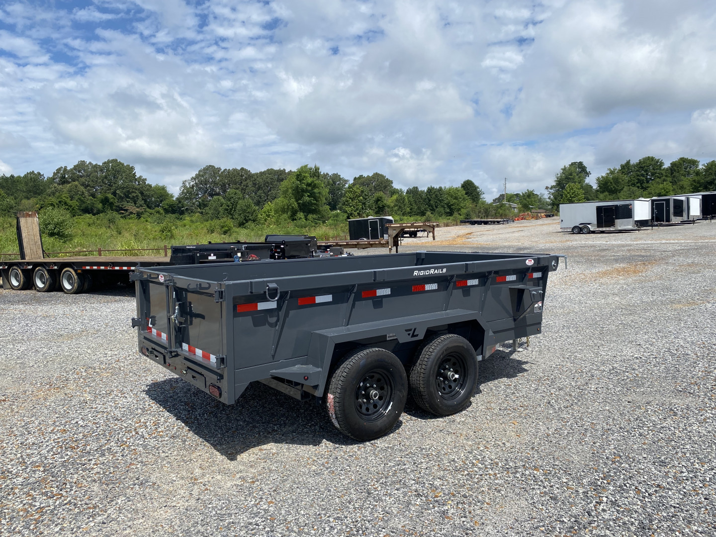 New 2026 Lamar 77"x12' 10k Dump Trailer