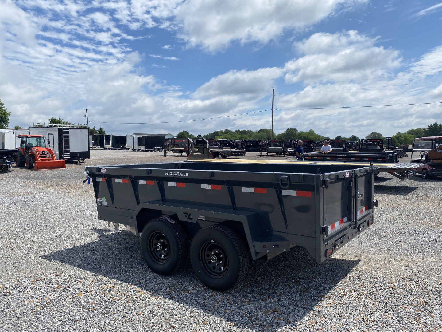 New 2026 Lamar 77"x12' 10k Dump Trailer