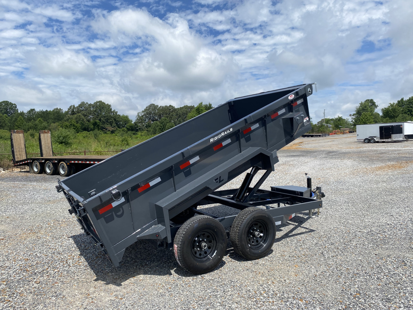 New 2026 Lamar 77"x12' 10k Dump Trailer