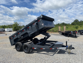 New 2026 Lamar 77"x12' 10k Dump Trailer