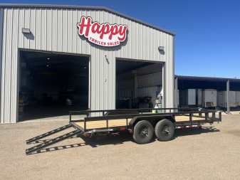 New 2026 PJ 83"x20' Angle Pipetop Trailer – P8