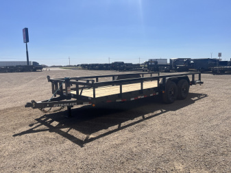 New 2026 PJ 83"x20' Angle Pipetop Trailer – P8