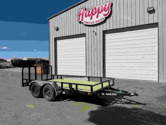 New 2026 PJ 83"x14' Tandem Axle Utility Trailer - UL