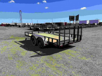 New 2026 PJ 83"x14' Tandem Axle Utility Trailer - UL