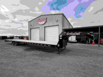 2026 PJ 102"x40' GN Low-Pro Flatbed w/ Singles - LS