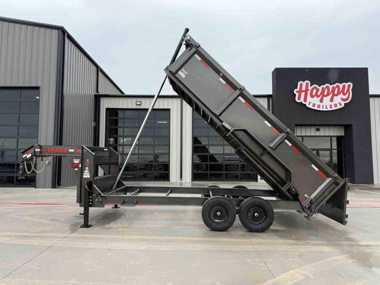 New 2026 MAXX-D 83”x16’ 18K Gooseneck Dump w/ 36” Sides – DTX