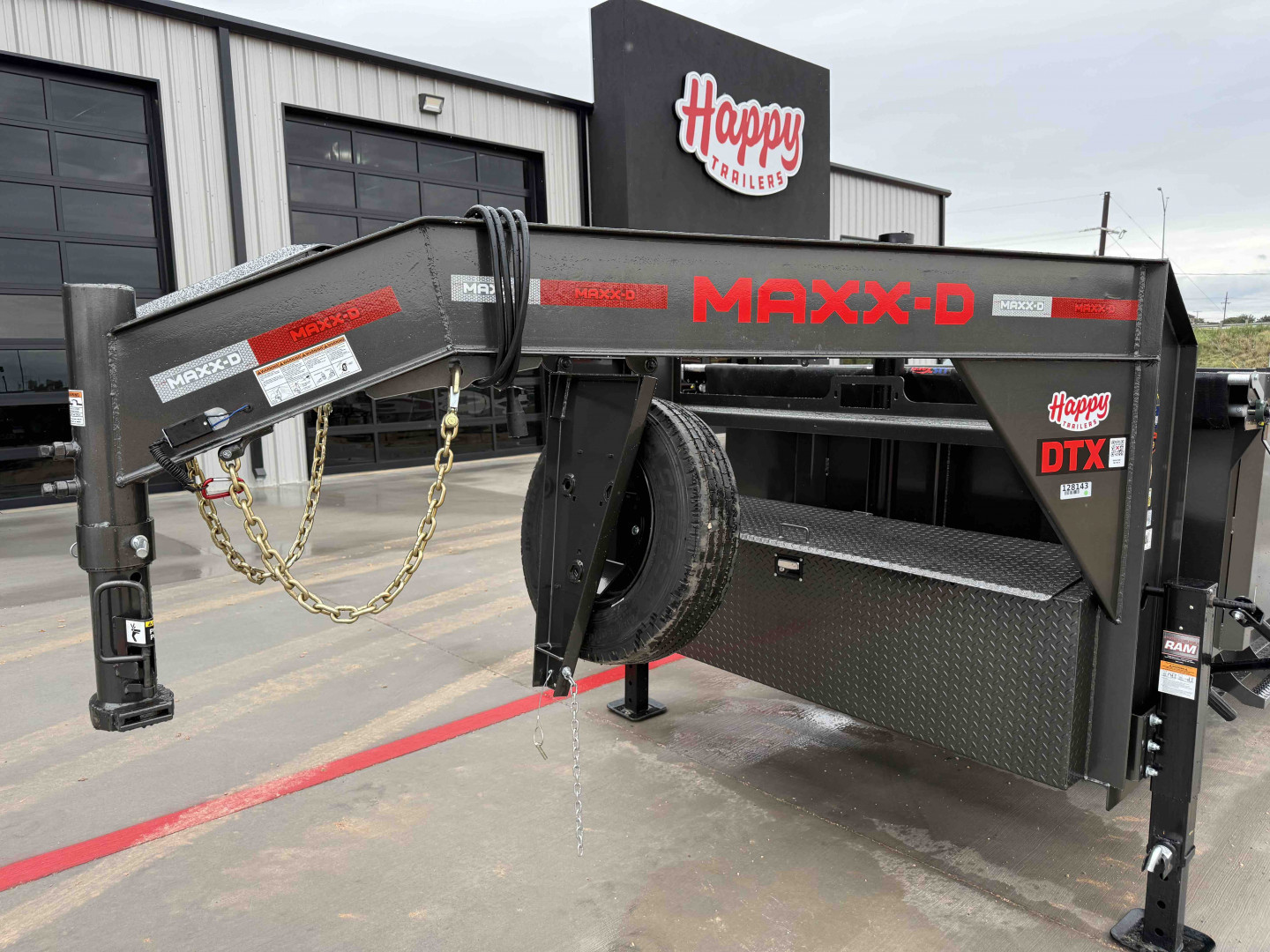 New 2026 MAXX-D 83”x16’ 18K Gooseneck Dump w/ 36” Sides – DTX