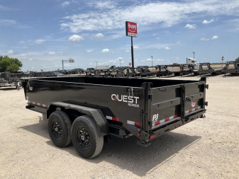 New 2026 PJ 83"x14' BP Tandem Axle Dump w/ 24" Sides – D7
