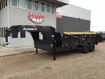 New 2025 Diamond C 82"x16' GN HD Low Profile Telescopic Dump w/ 32" Sides - LPT-GN210 Pacesetter Edition