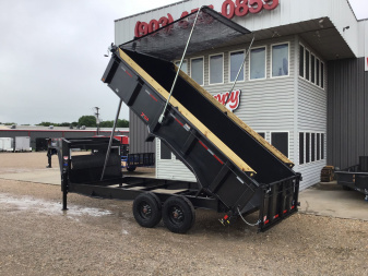 New 2025 Diamond C 82"x16' GN HD Low Profile Telescopic Dump w/ 32" Sides - LPT-GN210 Pacesetter Edition