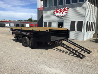 New 2026 PJ 83"x16' BP Tandem Axle Low Pro Dump w/ 24" Sides - DV