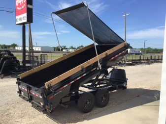 New 2026 PJ 83"x16' BP Tandem Axle Low Pro Dump w/ 24" Sides - DV