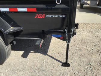 New 2026 PJ 83"x16' BP Tandem Axle Low Pro Dump w/ 24" Sides - DV