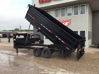 2026 PJ 83"x16' GN Tandem Axle Low Pro Telescopic Dump w/ 48" Sides – DT