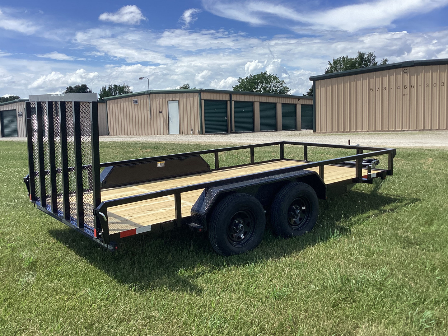 New 2025 H&H Trailers 82x14 Tandem Utility Trailer, 7K