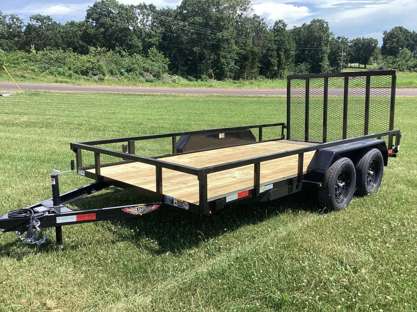 New 2025 H&H Trailers 82x14 Tandem Utility Trailer, 7K