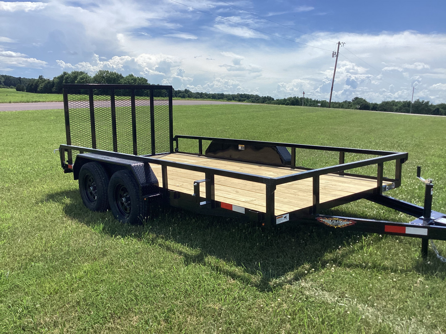 New 2025 H&H Trailers 82x14 Tandem Utility Trailer, 7K