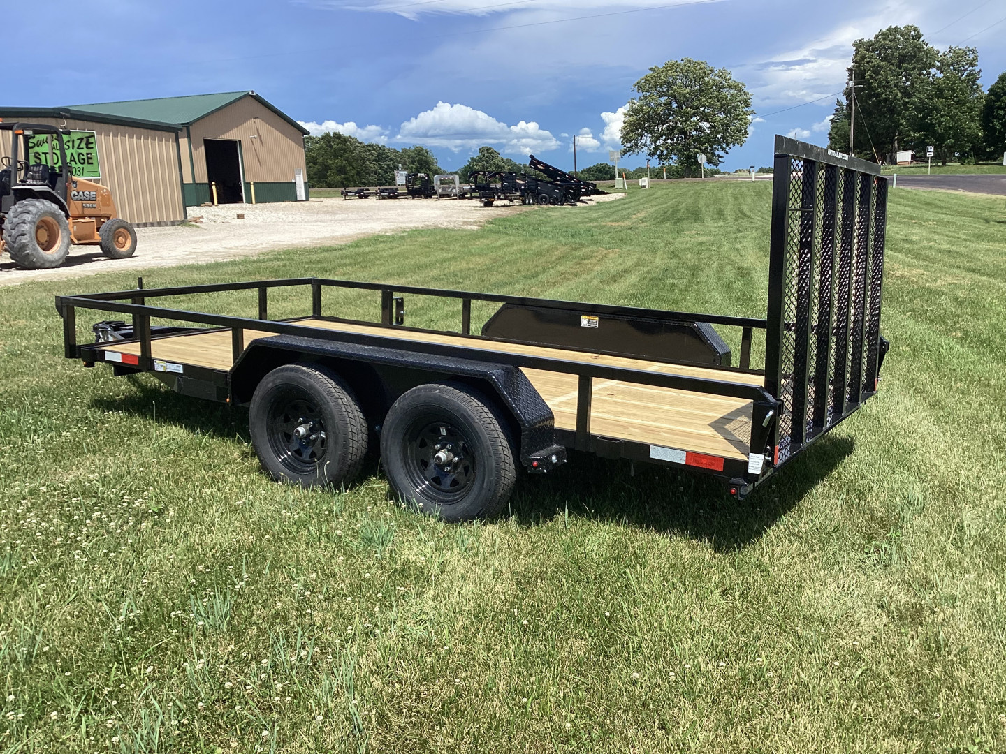 New 2025 H&H Trailers 82x14 Tandem Utility Trailer, 7K