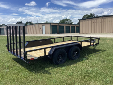 New 2025 H&H Trailers 82x14 Tandem Utility Trailer, 7K