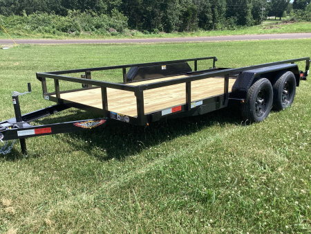New 2025 H&H Trailers 82x14 Tandem Utility Trailer, 7K