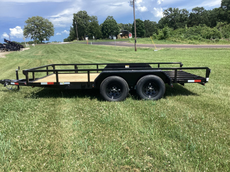 New 2025 H&H Trailers 82x14 Tandem Utility Trailer, 7K