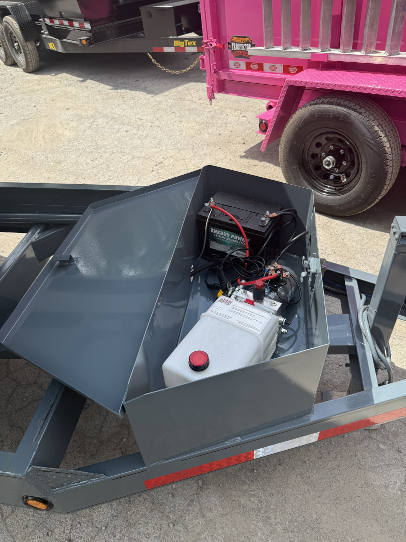 New 2025 P & T Trailers 7K 6X12 DUMP SREAD GATE 7K JACK Dump Trailer