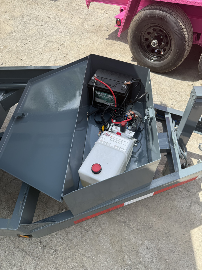 New 2025 P & T Trailers 7K 6X12 DUMP SREAD GATE 7K JACK Dump Trailer