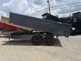 New 2025 P & T Trailers 7K 6X12 DUMP SREAD GATE 7K JACK Dump Trailer