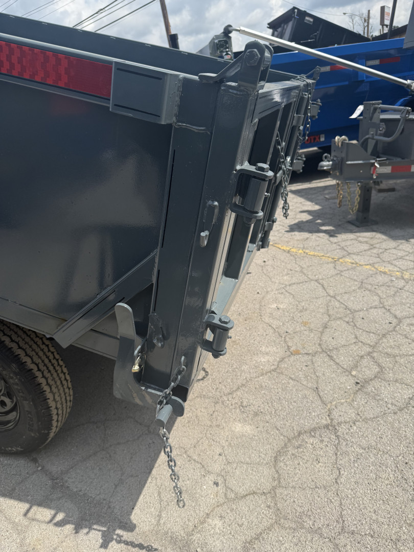 New 2025 P & T Trailers 7K 6X10 DUMP SREAD GATE 7K JACK Dump Trailer