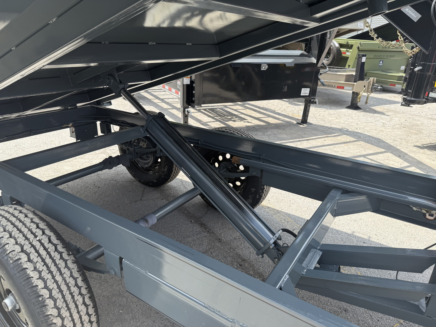 New 2025 P & T Trailers 7K 6X10 DUMP SREAD GATE 7K JACK Dump Trailer