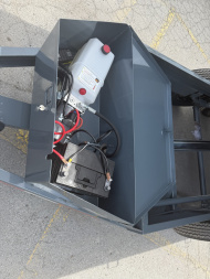 New 2025 P & T Trailers 7K 6X10 DUMP SREAD GATE 7K JACK Dump Trailer