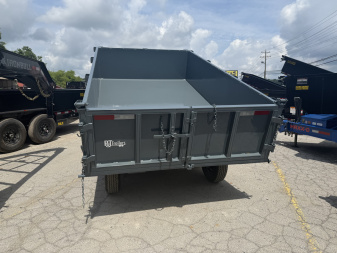 New 2025 P & T Trailers 7K 6X10 DUMP SREAD GATE 7K JACK Dump Trailer