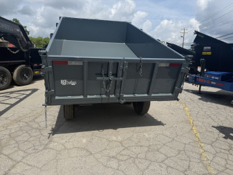 New 2025 P & T Trailers 7K 6X10 DUMP SREAD GATE 7K JACK Dump Trailer