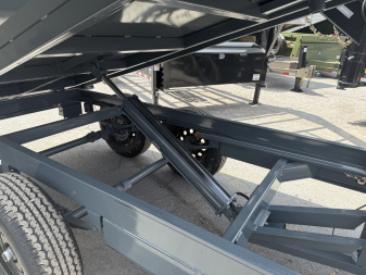 New 2025 P & T Trailers 7K 6X10 DUMP SREAD GATE 7K JACK Dump Trailer