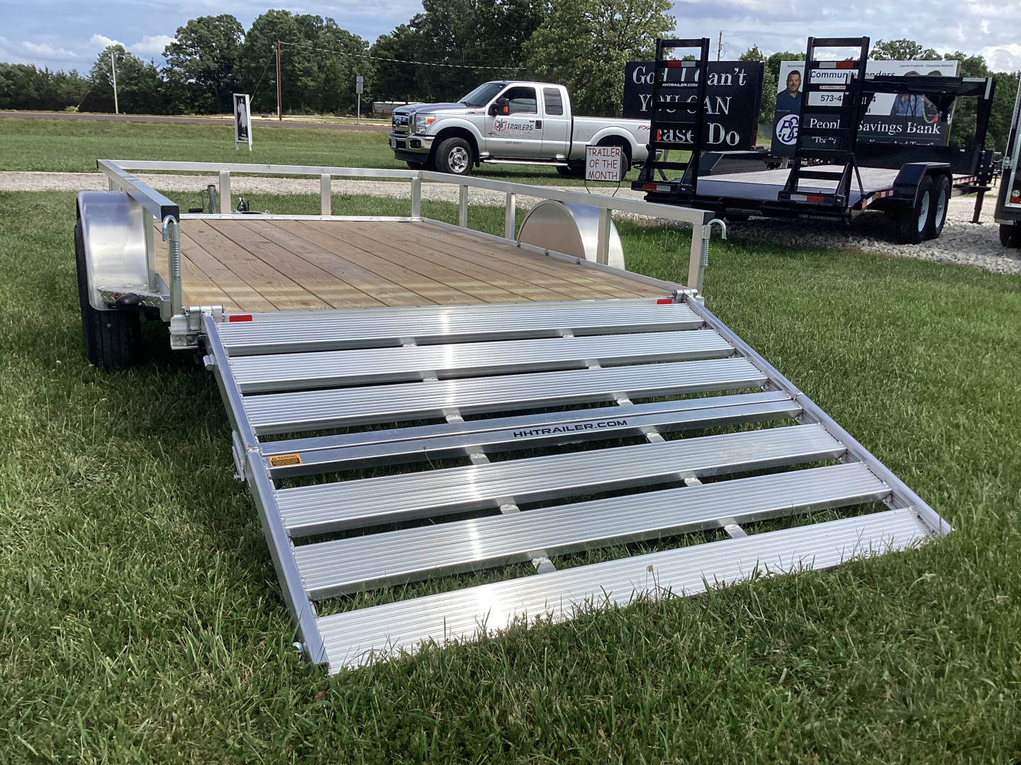New 2025 H&H Trailers 76x10 Aluminum Utility Trailer, 3K