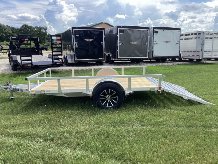 New 2025 H&H Trailers 76x10 Aluminum Utility Trailer, 3K
