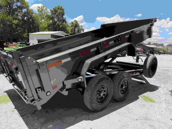 New 2026 MAXX-D DKB 14K 14' DUMP 18" SIDES 6" BBOARD SIDE Dump Trailer