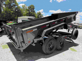 New 2026 MAXX-D DKB 14K 14' DUMP 18" SIDES 6" BBOARD SIDE Dump Trailer