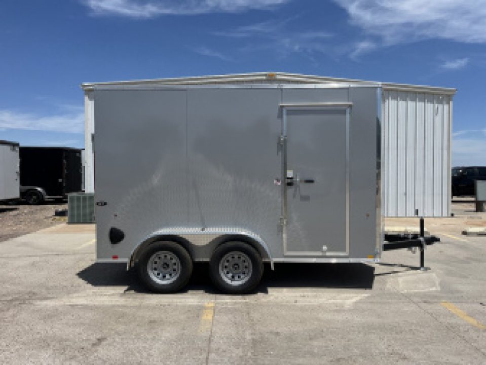 New 2025 Look Trailers 7' X 12 DLX Srewless Cargo 0.80 Composite Sides