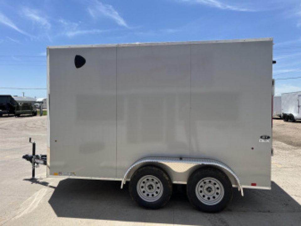 New 2025 Look Trailers 7' X 12 DLX Srewless Cargo 0.80 Composite Sides