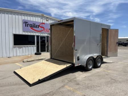 New 2025 Look Trailers 7' X 12 DLX Srewless Cargo 0.80 Composite Sides