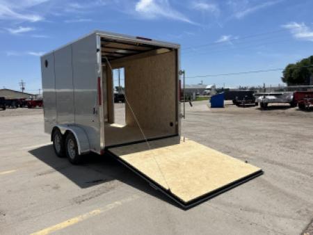 New 2025 Look Trailers 7' X 12 DLX Srewless Cargo 0.80 Composite Sides